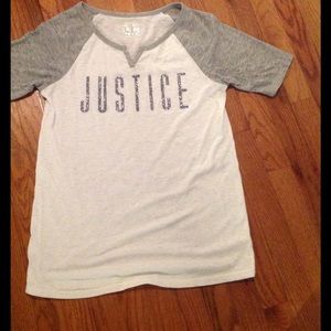 Justice baseball sparkle t-shirt
